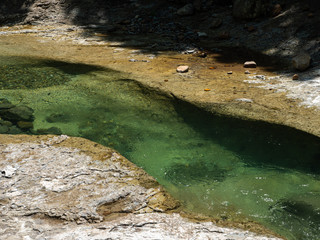 渓流 川 釣り 沢登り