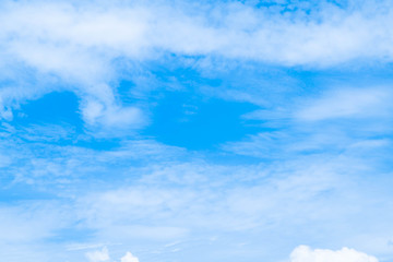 Beautiful sky and clouds of bright days.
