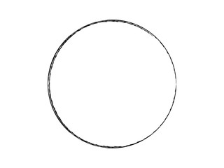 Grunge circle.Grunge black circle.Grunge oval shape.