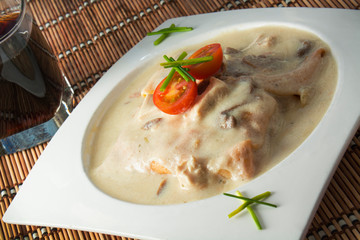 CREMA DE CHAMPIÑONES