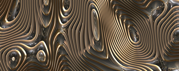Wavy glass abstract background 