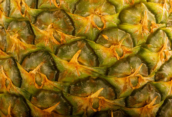 skin of fresh pineapple background