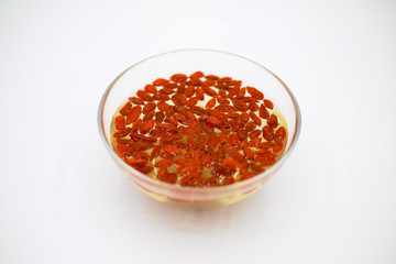 Fototapeta na wymiar Dried organic goji berries