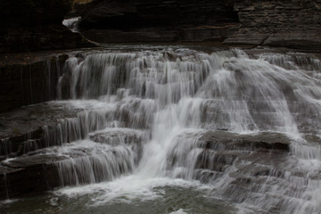 Obraz premium Small Cascade at Treman Park