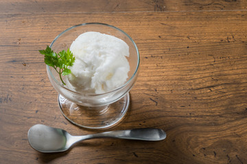 アイスクリーム　Italian gelato delicious ice cream