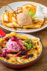 アイスクリーム　Italian gelato delicious ice cream