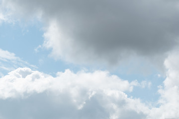 blue sky with white clouds