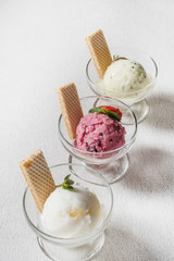 アイスクリーム　Italian gelato delicious ice cream