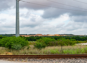 Obraz premium railway in the countryside