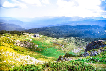 Naklejka premium The view from Rila mountain