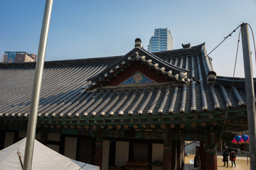 Buddhist temple in cheongdam