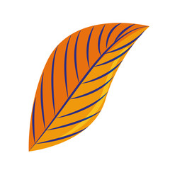 ecology leaf plant icon vector illustration