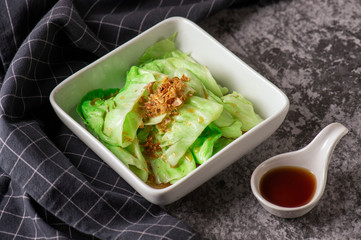 salad with chicken and vegetables