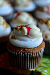 cupcakes with a woman's ass in a bikini, themed cupcake