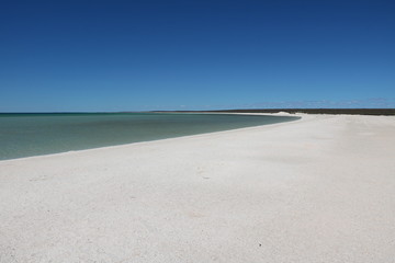 Holiday at Shell Beach in the Shark Bay region, Western Australia