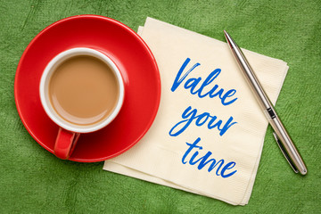 Value your time reminder