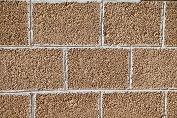 Mussel rock (Coquina) as building material in Denham in Western Australia