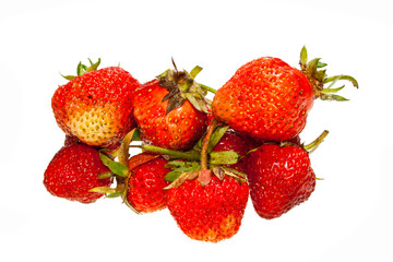 strawberry isolated on white background