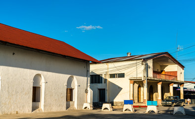 Traditional houses in Flores, Guatemala