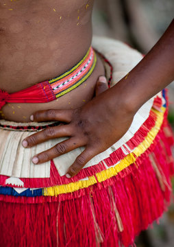 Female Tribal Dancer Skirt, Trobriand Island, Papua New Guinea