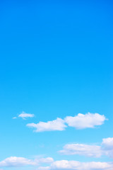 Beautiful blue sky