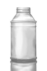 glass bottle on a white background pencil drawing