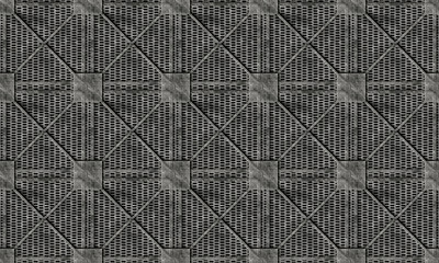 Fototapeta premium metal frame wall floor panel