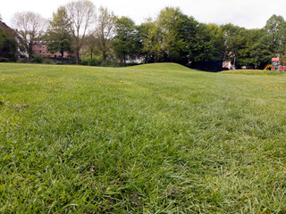 Der Basilisken Park in Bielefeld. Eine kleine Parkanlage inmitten der Stadt.