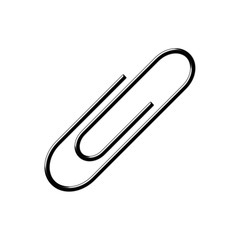 Obraz premium spinacz biurowy ikona