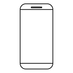smartphone technology device isolated icon