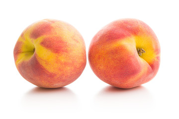 Sweet peaches fruit.