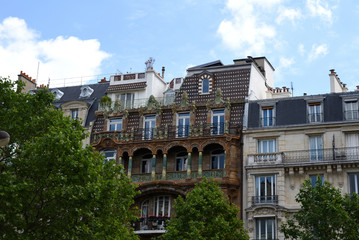 Fototapeta na wymiar house in Paris France