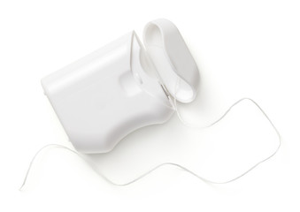 Dental Floss Container Isolated On White Background