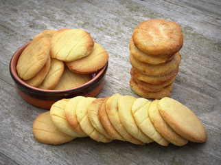 petits gâteaux secs au beurre salé, fait maison