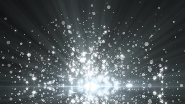 Silver glitter sparkles animation on black background. 4k shiny backdrop footage.. 