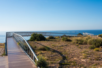 Obraz premium Santa Pola lighthouse viewpoint