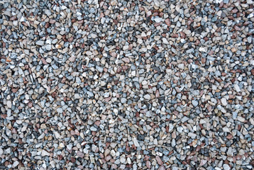 Granite gravel texture for design.  Colorful seamless stone texture