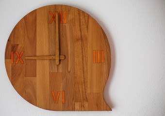 Holz Uhr