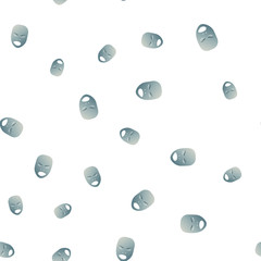 Angry theatrical mask seamless pattern