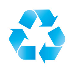 Recycle Icon Isolated on White Background