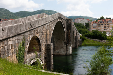 Fototapeta na wymiar Perovitch's bridge in Trebinje. Bosnia & Herzegovina