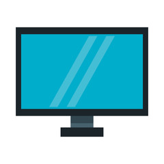 Computer monitor screen hardware isolated