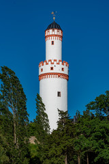 Fototapeta na wymiar Der Turm des Schlosses von Bad Homburg im Taunus