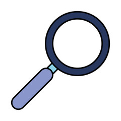 search magnifying glass isolated icon