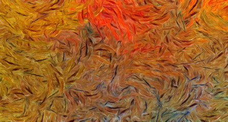 Abstract texture Impressionism background. Painting on canvas artwork. Hand drawn wall decor template art. Modern artistic work. Good for printed pictures, design postcard, posters and wallpapers