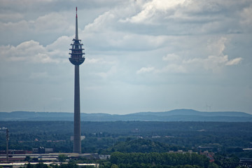 beautiful views of Nuremberg and its surroundings from the old tower