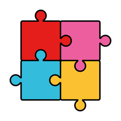 puzzle game pieces solution icons