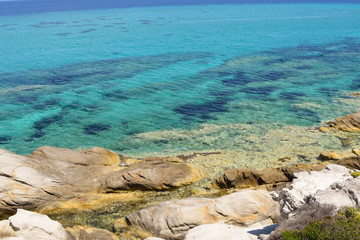 Greece. Destination, enjoyment halkidiki Kavourotripes Beach.