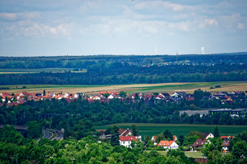 beautiful views of Nuremberg and its surroundings from the old tower