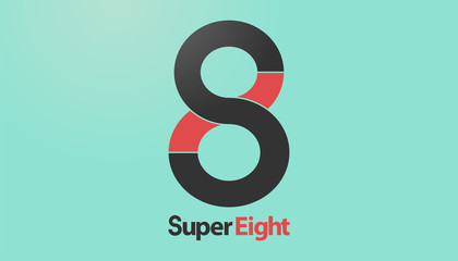 Number 8 vector logo